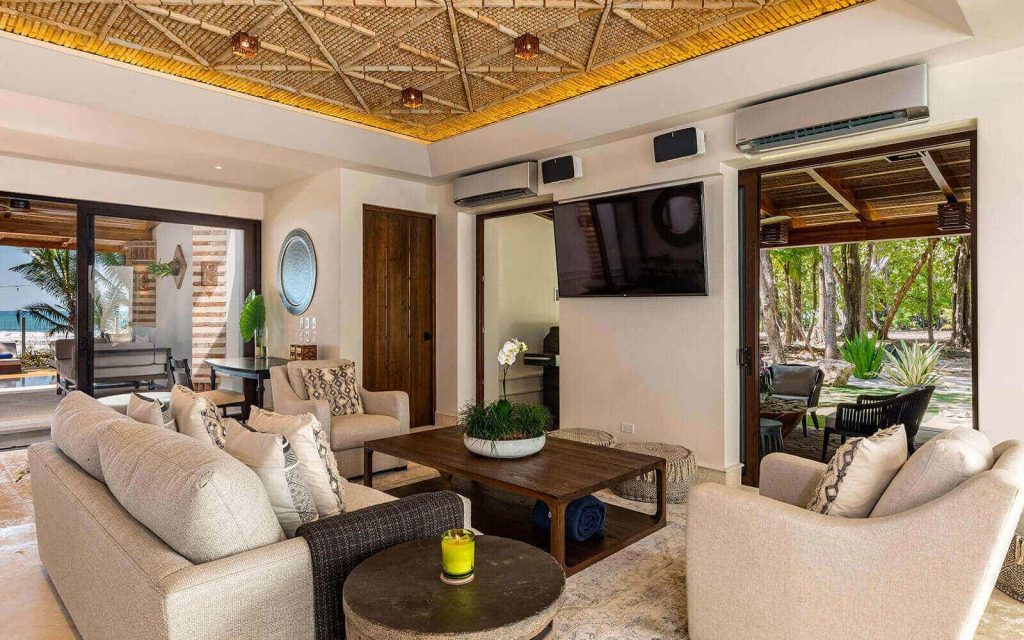 Luxury villa living room at Casa Teresa